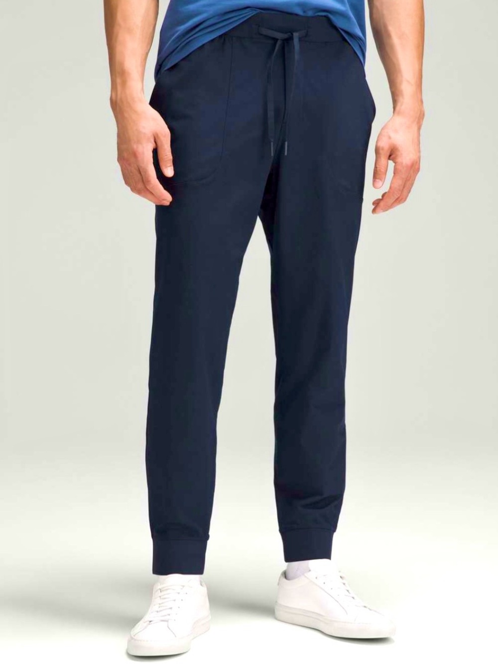 Lululemon ABC Jogger Pants Men’s Size L Pull On Drawstring Lightweight True Navy